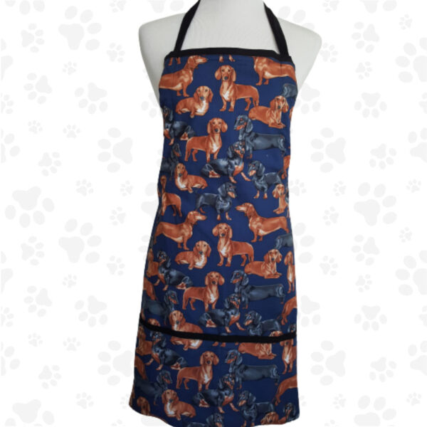dachshunds apron with pockets
