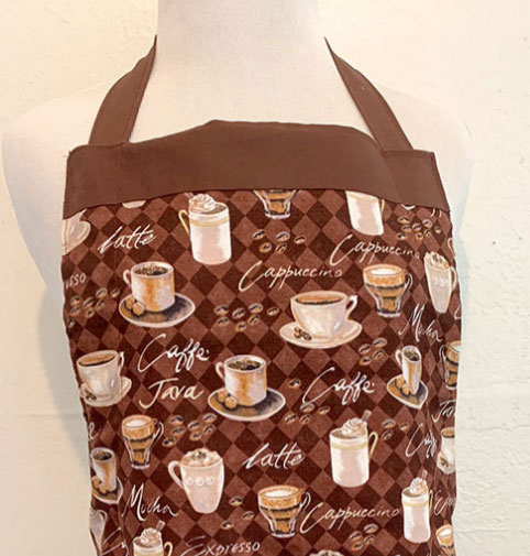 Coffee Latte apron top