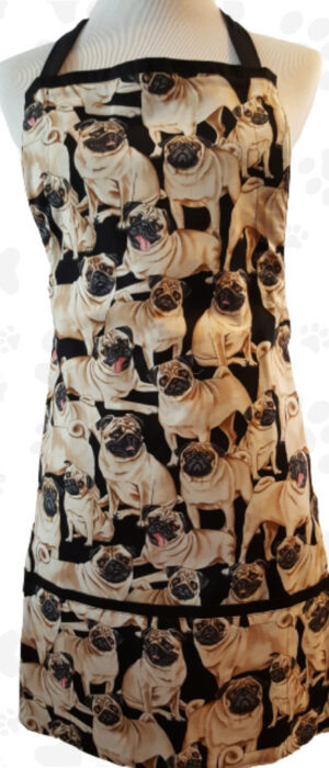 Pugs apron with pockets